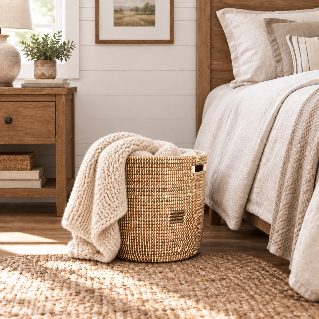 Flat Lid Storage Basket