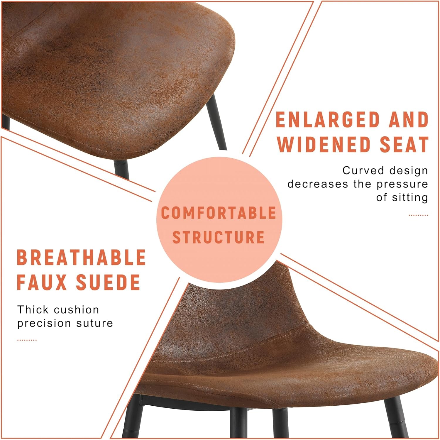 Modern Round Dining Set For Four