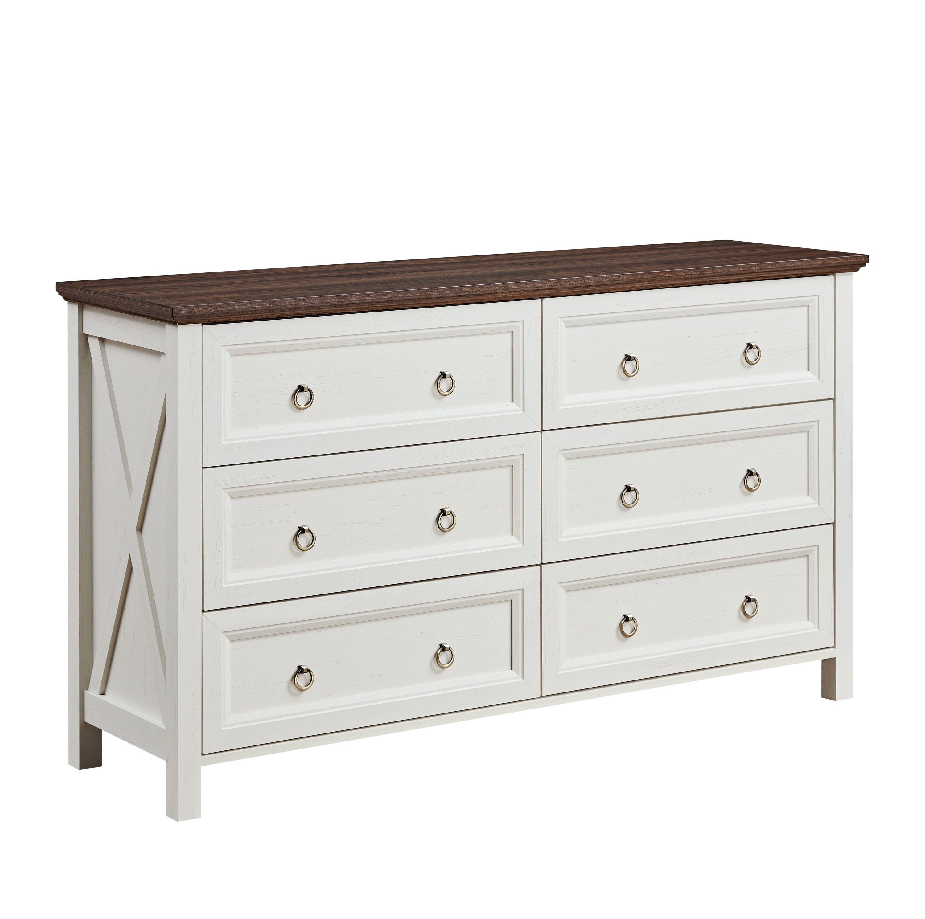 Farmhouse 6 Drawer Dresser