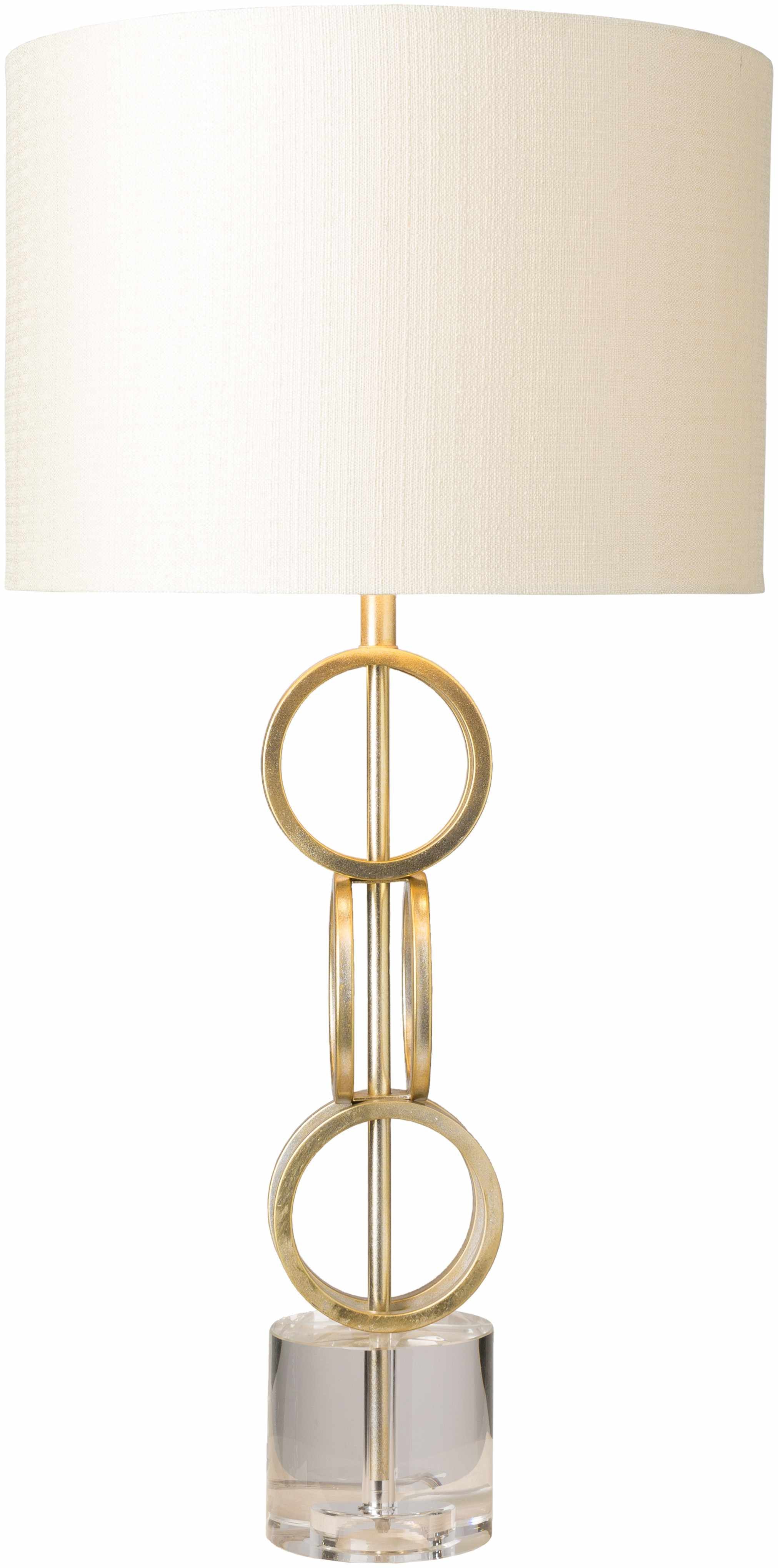 Zell Gold/Crystal Table Lamp