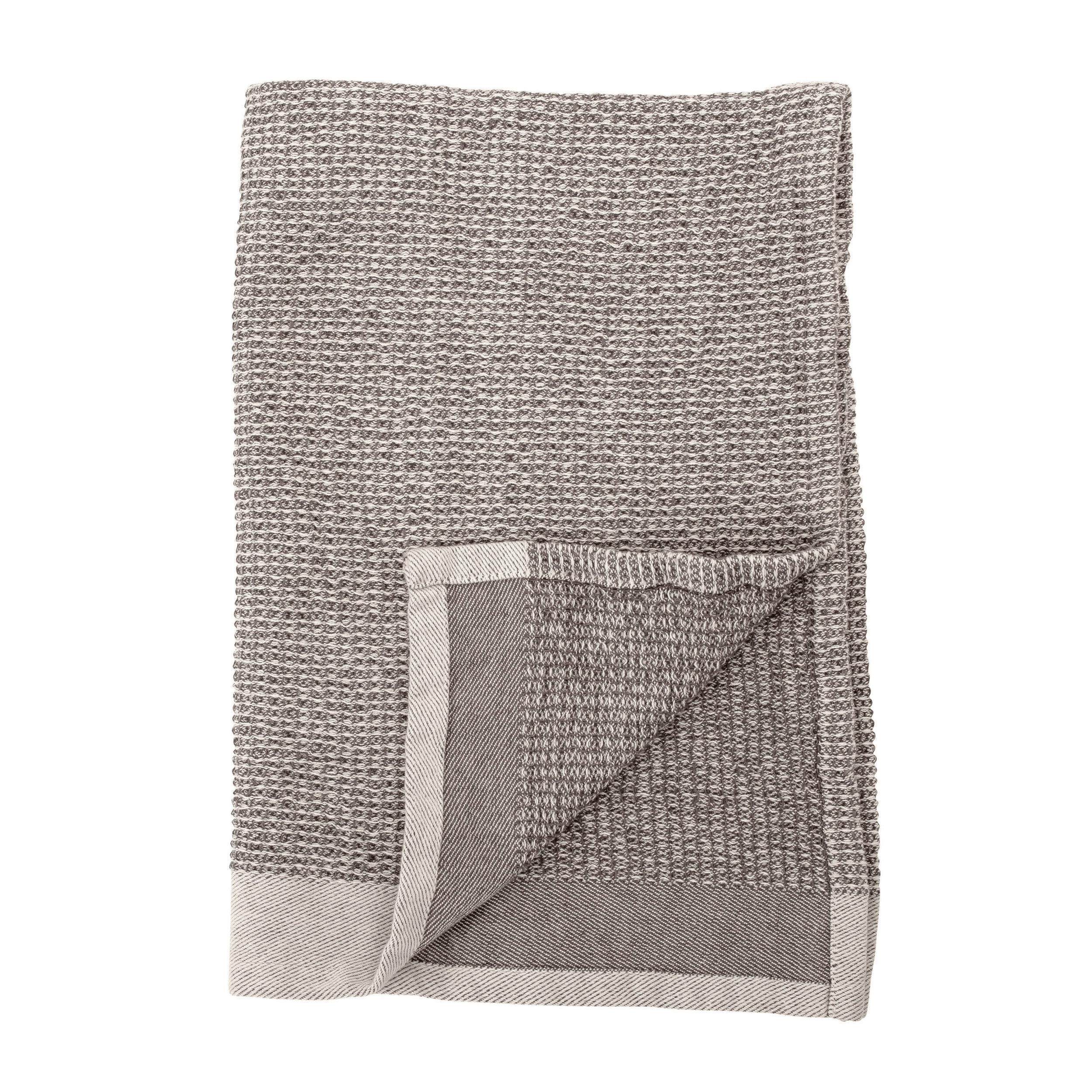 Grey Waffle Weave Kitchen Towels - Set of 2