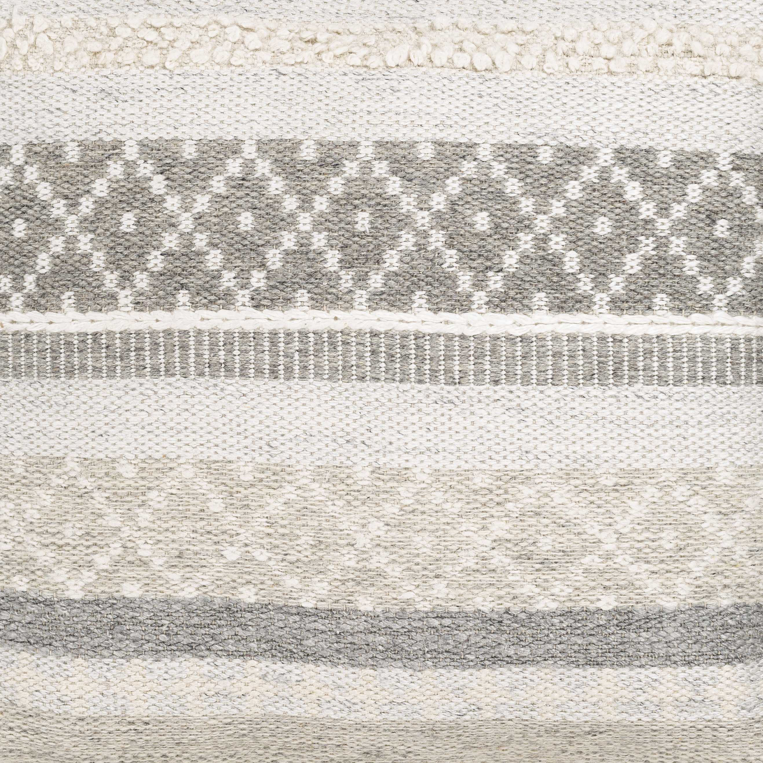 Geyser Woven Cotton Pouf