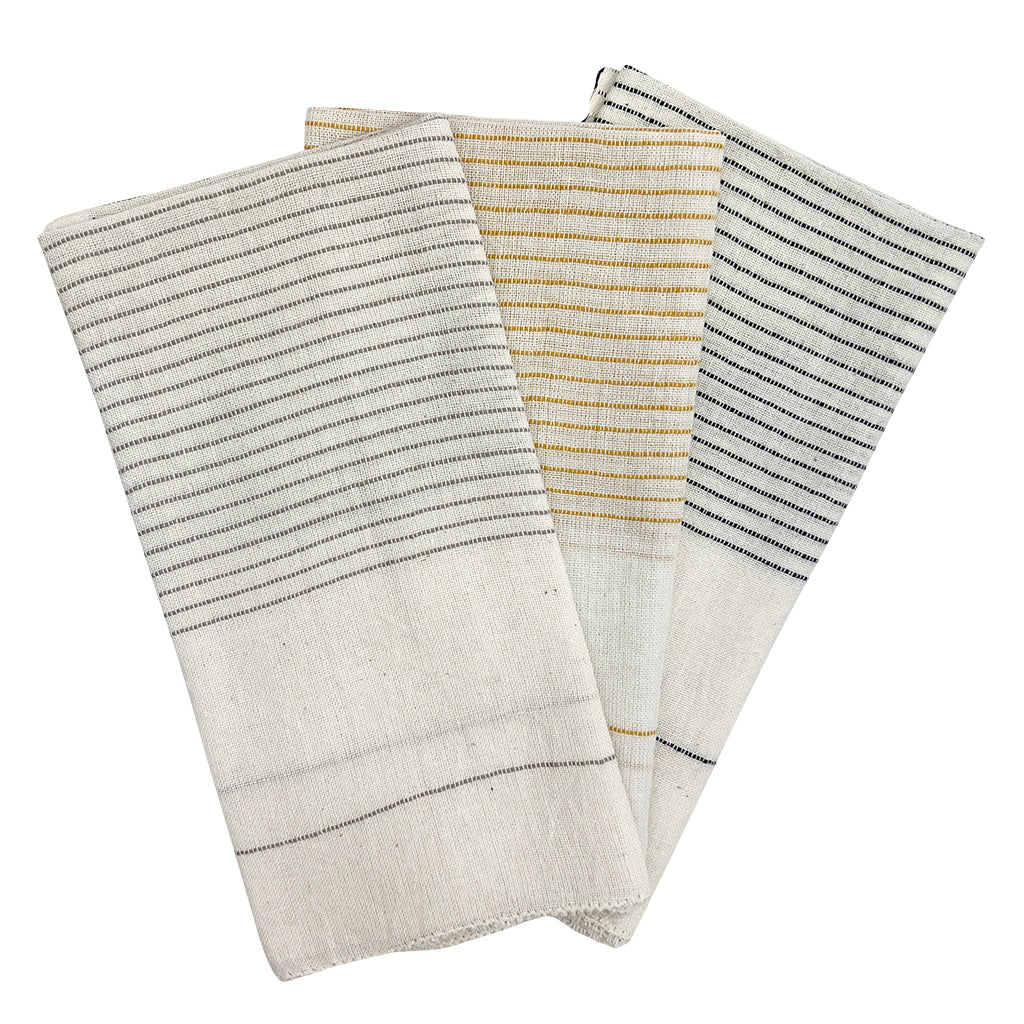 Hamptons Handloom Dinner Napkins - 3 Colors