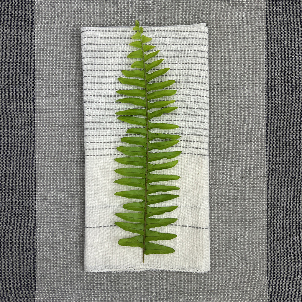 Hamptons Handloom Dinner Napkins - 3 Colors