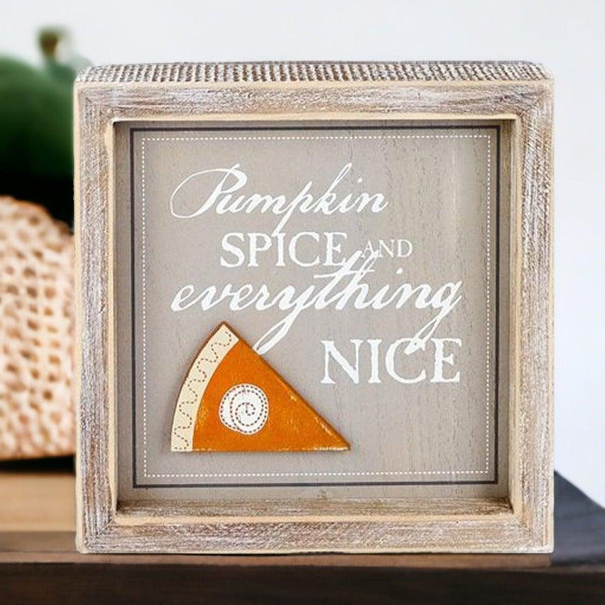 Hocus Pocus + Pumpkin Spice Double Sided Wood Sign