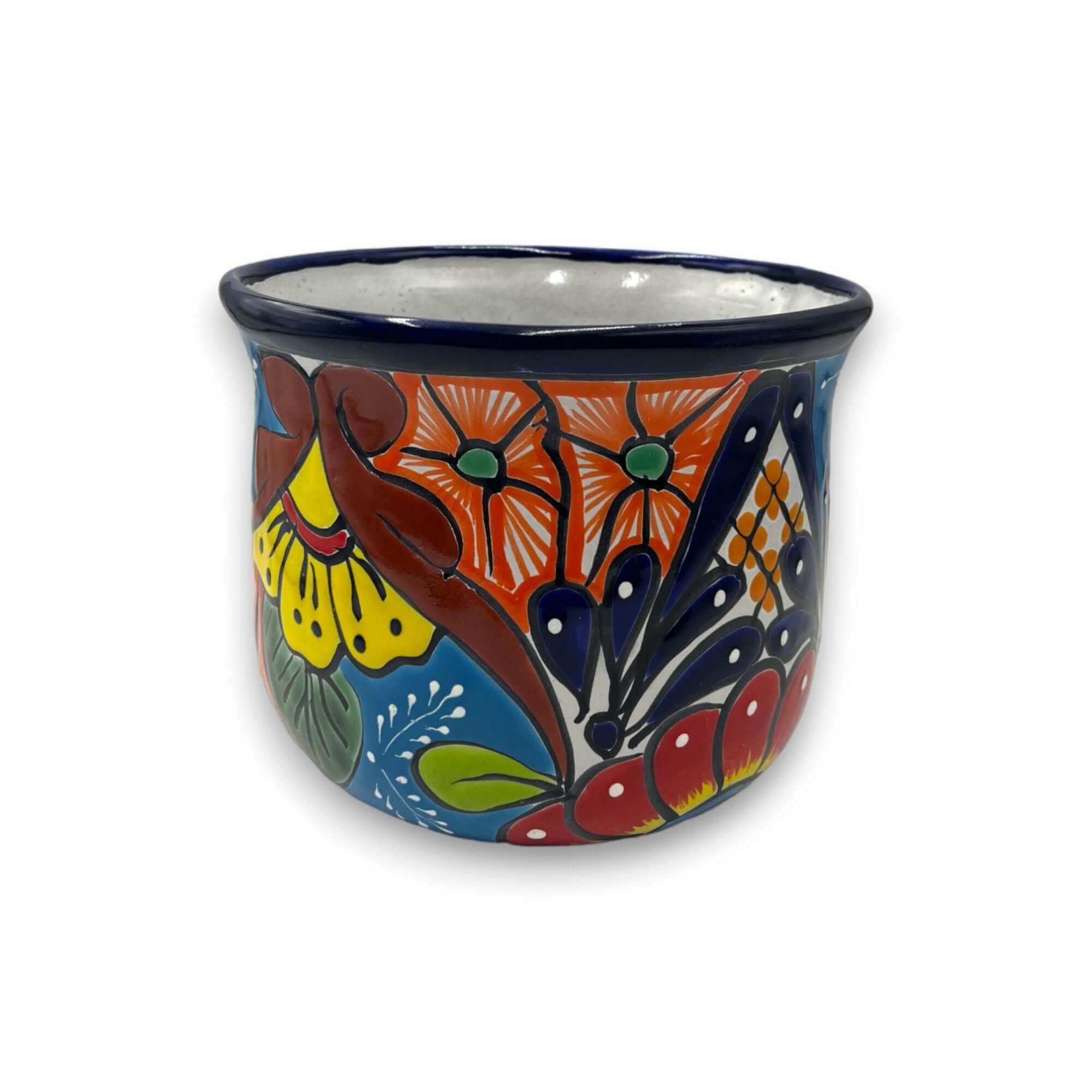Set of 3 Talavera Hand-Painted Flower Pots