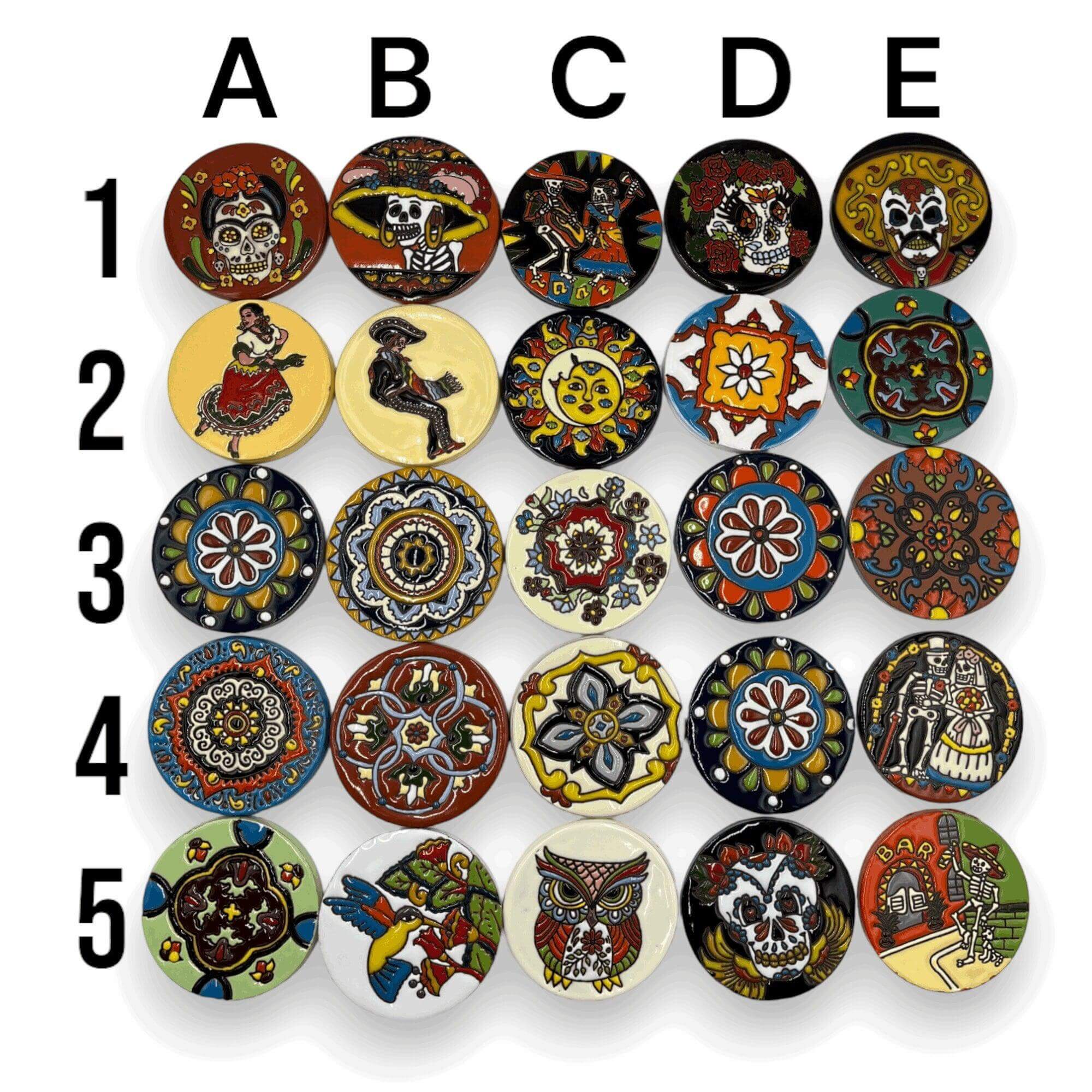 Custom Hand-Painted Talavera Coaster | Choose Your Design