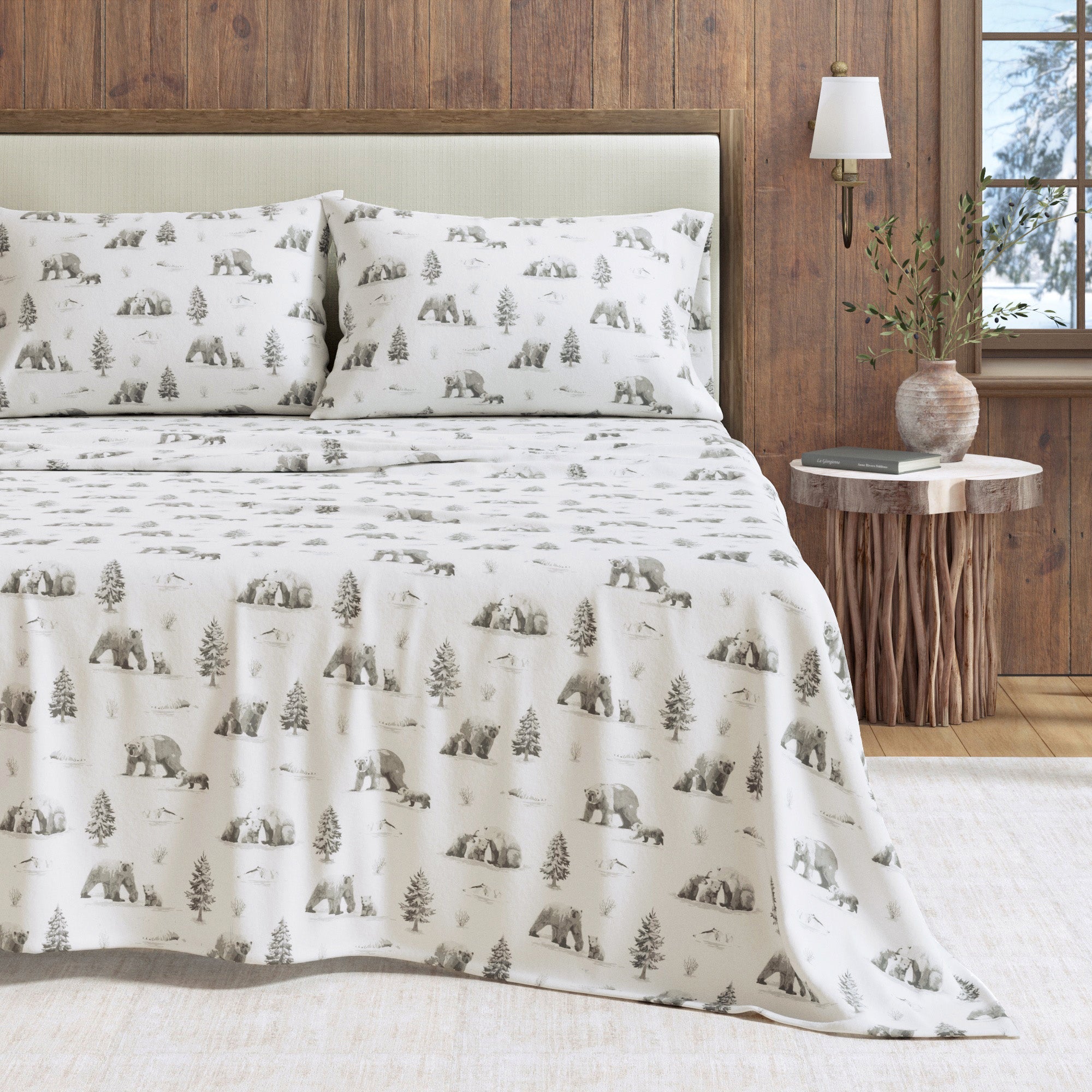 Turkish Cotton Flannel Sheet Sets - Lakeview Collection