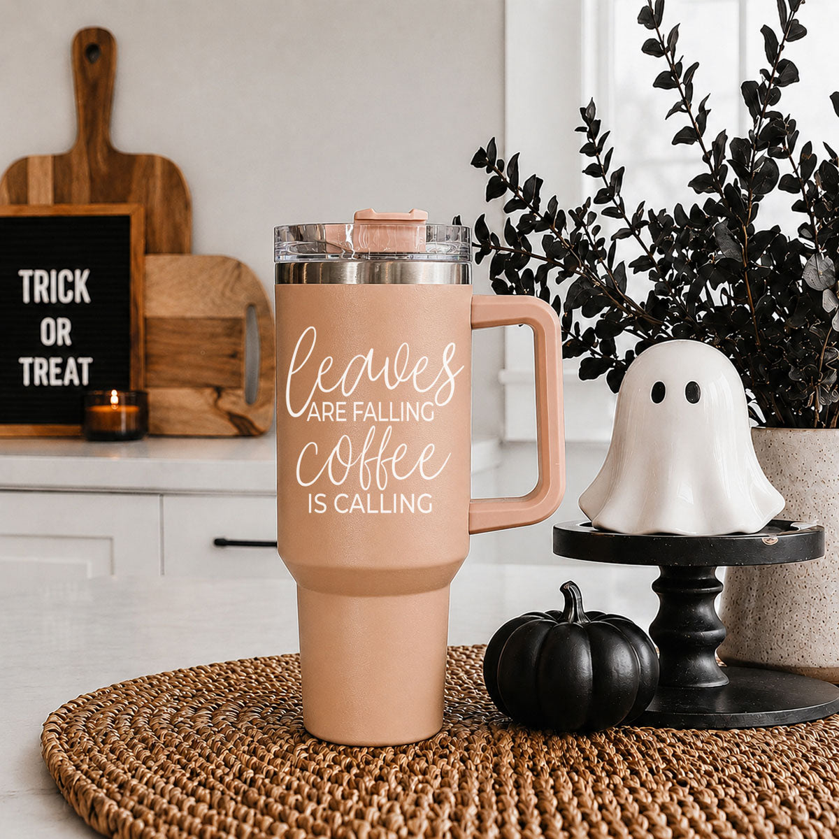 Leaves Falling 40oz Insulated Tumbler