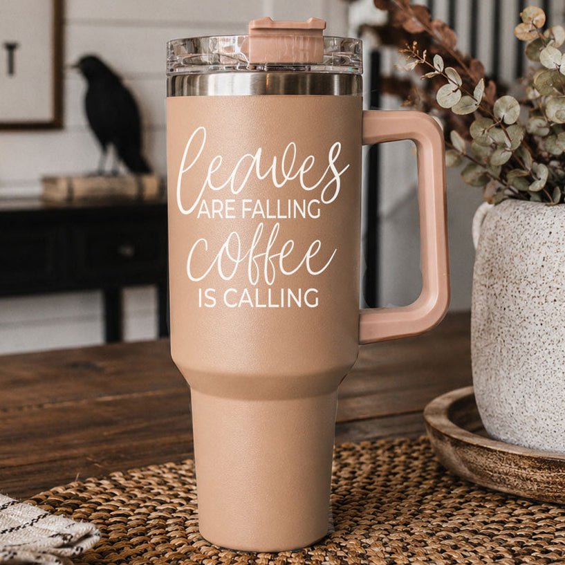 Leaves Falling 40oz Insulated Tumbler