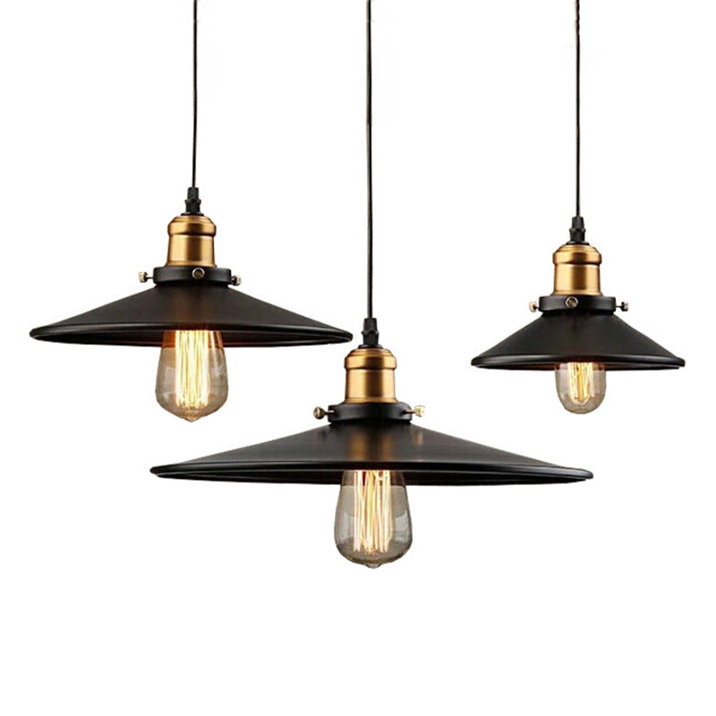 Little Black Dress Pendant Light - Black & Gold