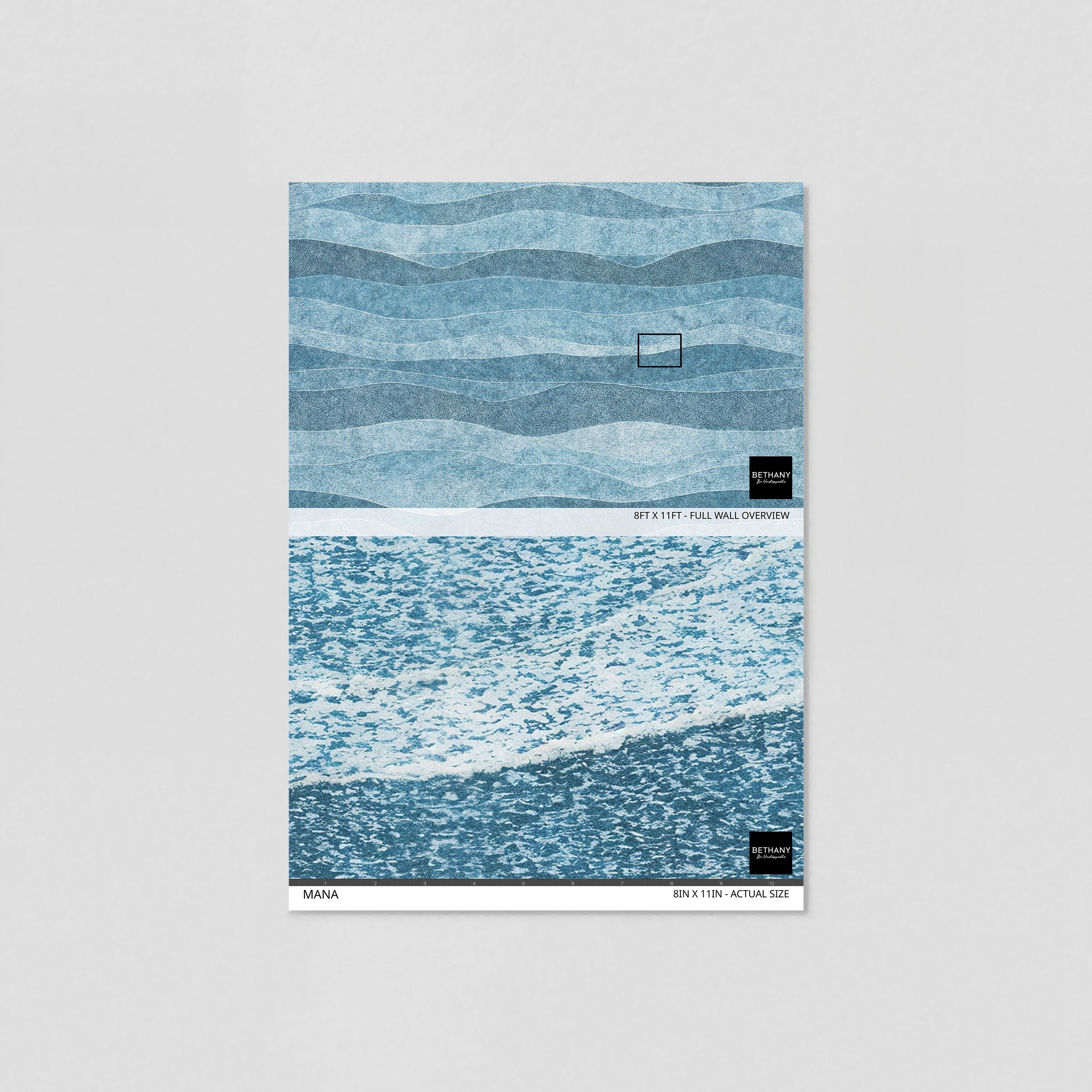 Mana Wallpaper - 10 FT H X 7.9 FT W P&S - (Final Sale)