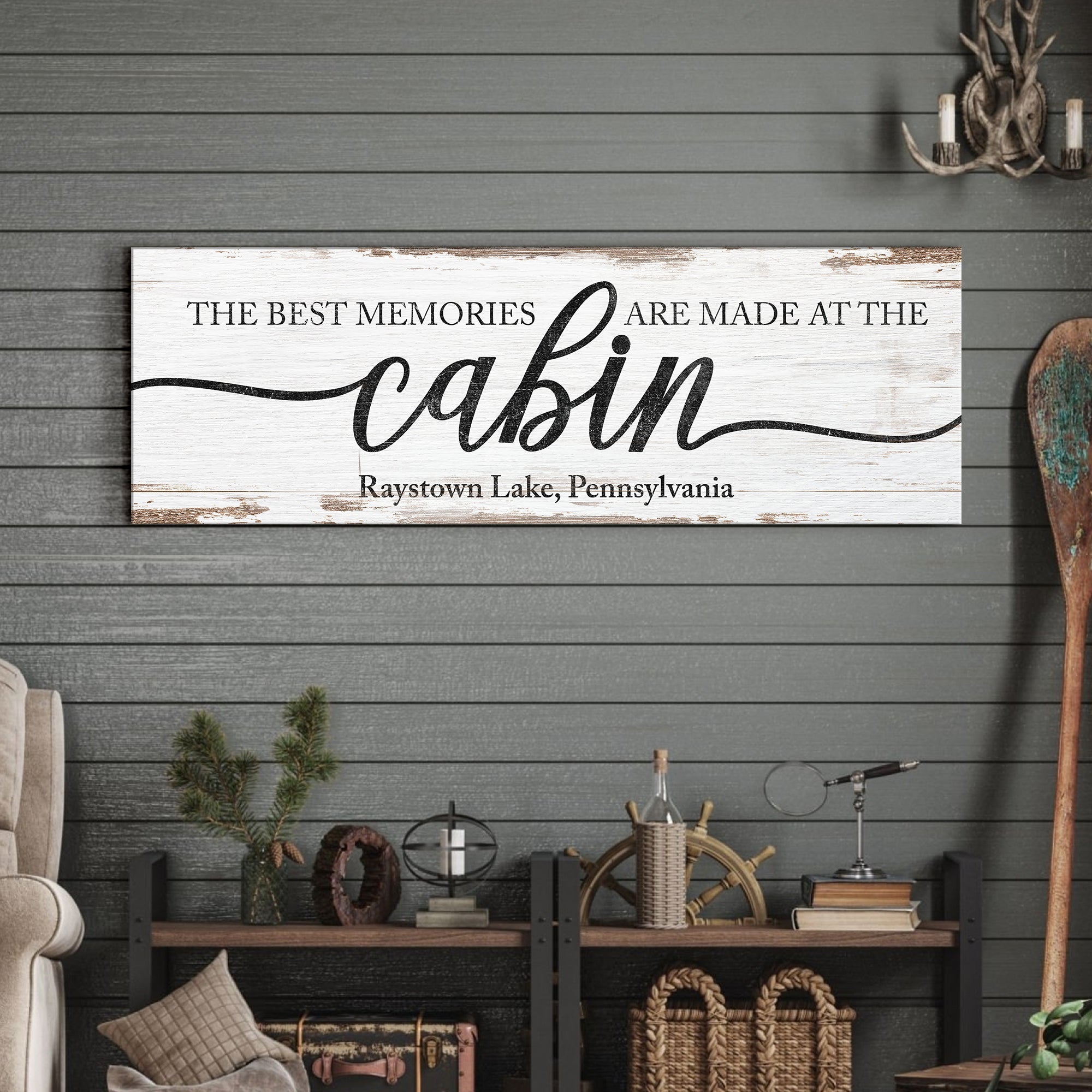 Cabin Memory Sign