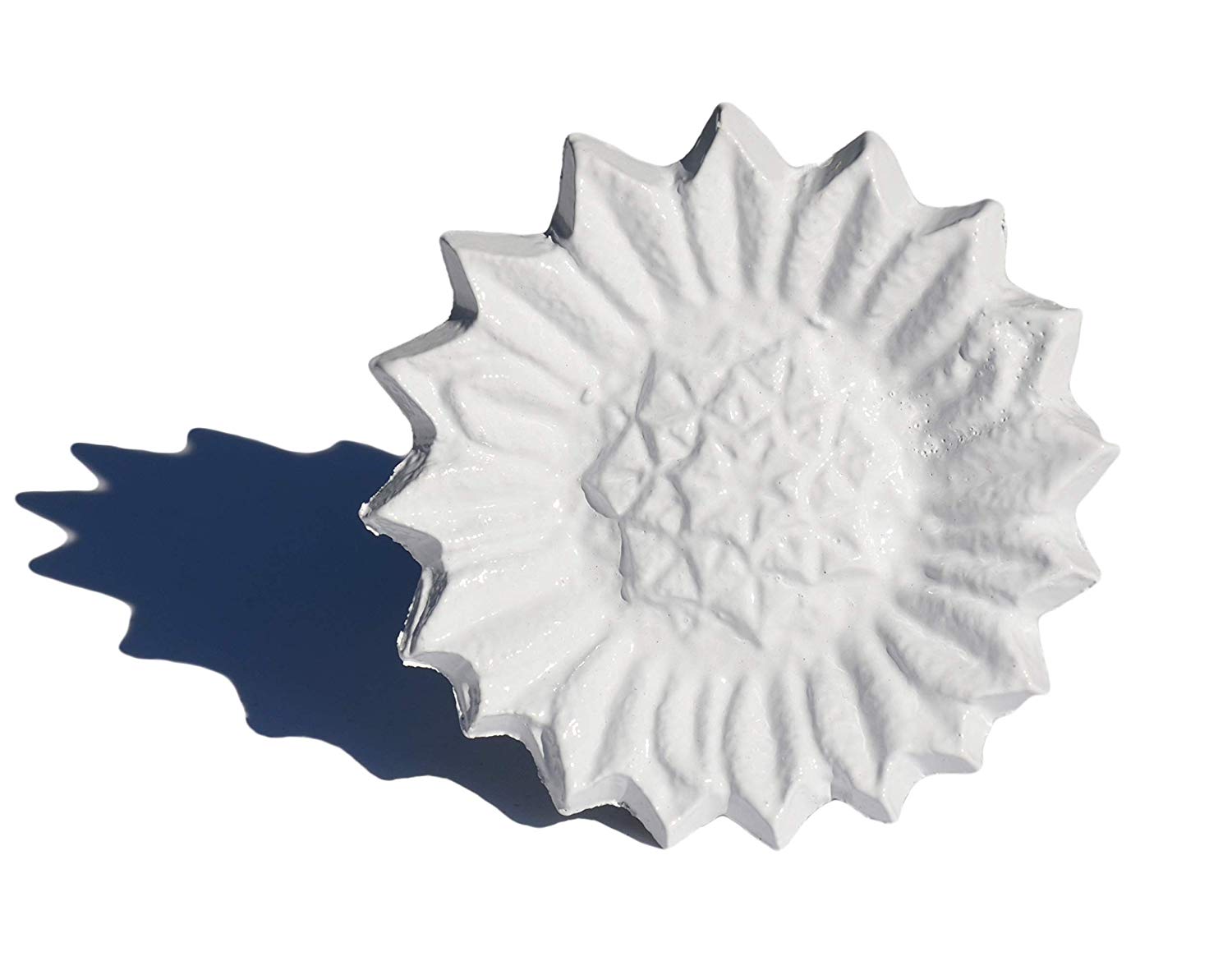 White Sunflower Napkin Rings - Set of 4