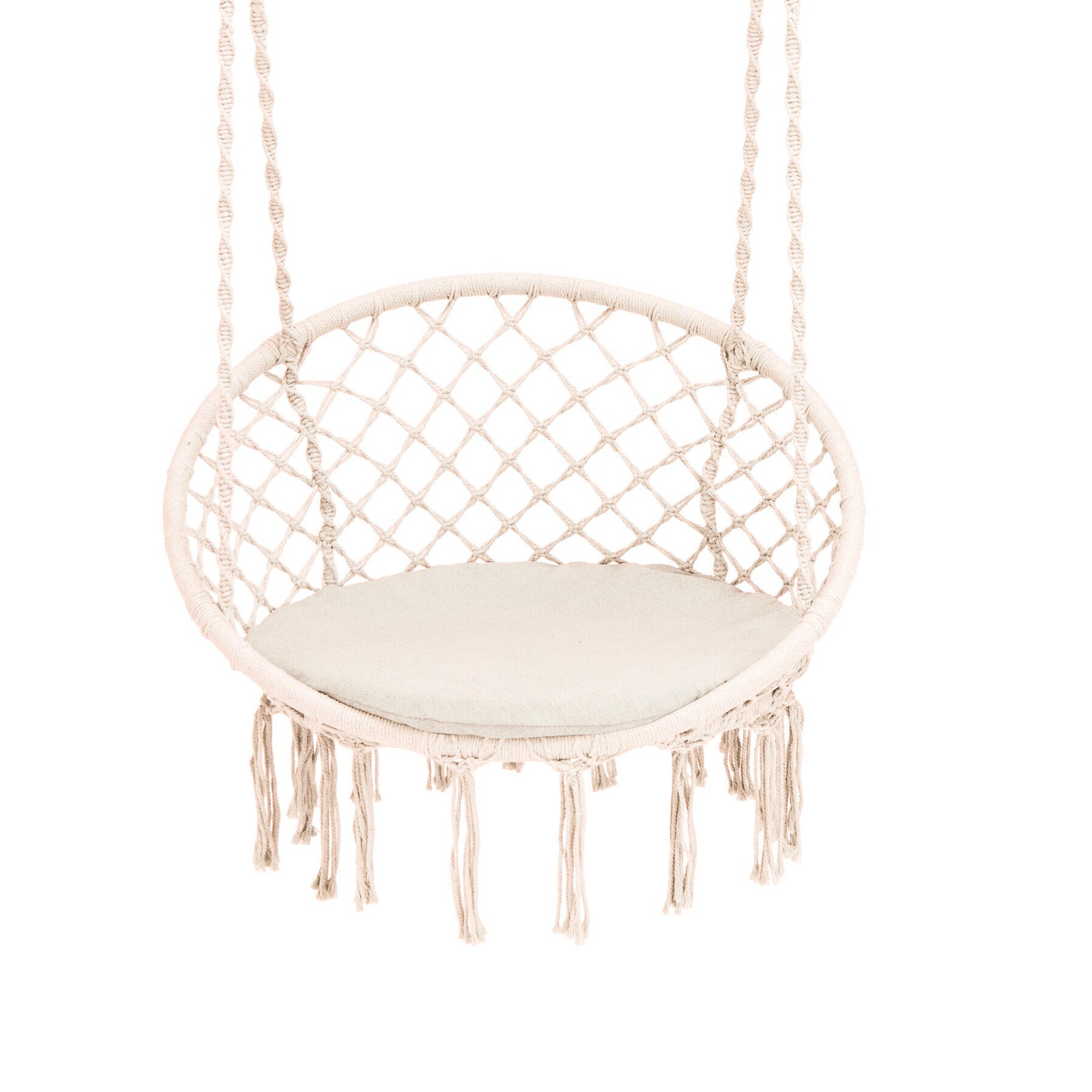 Cushioned Hammock Chair with Hanging Kit