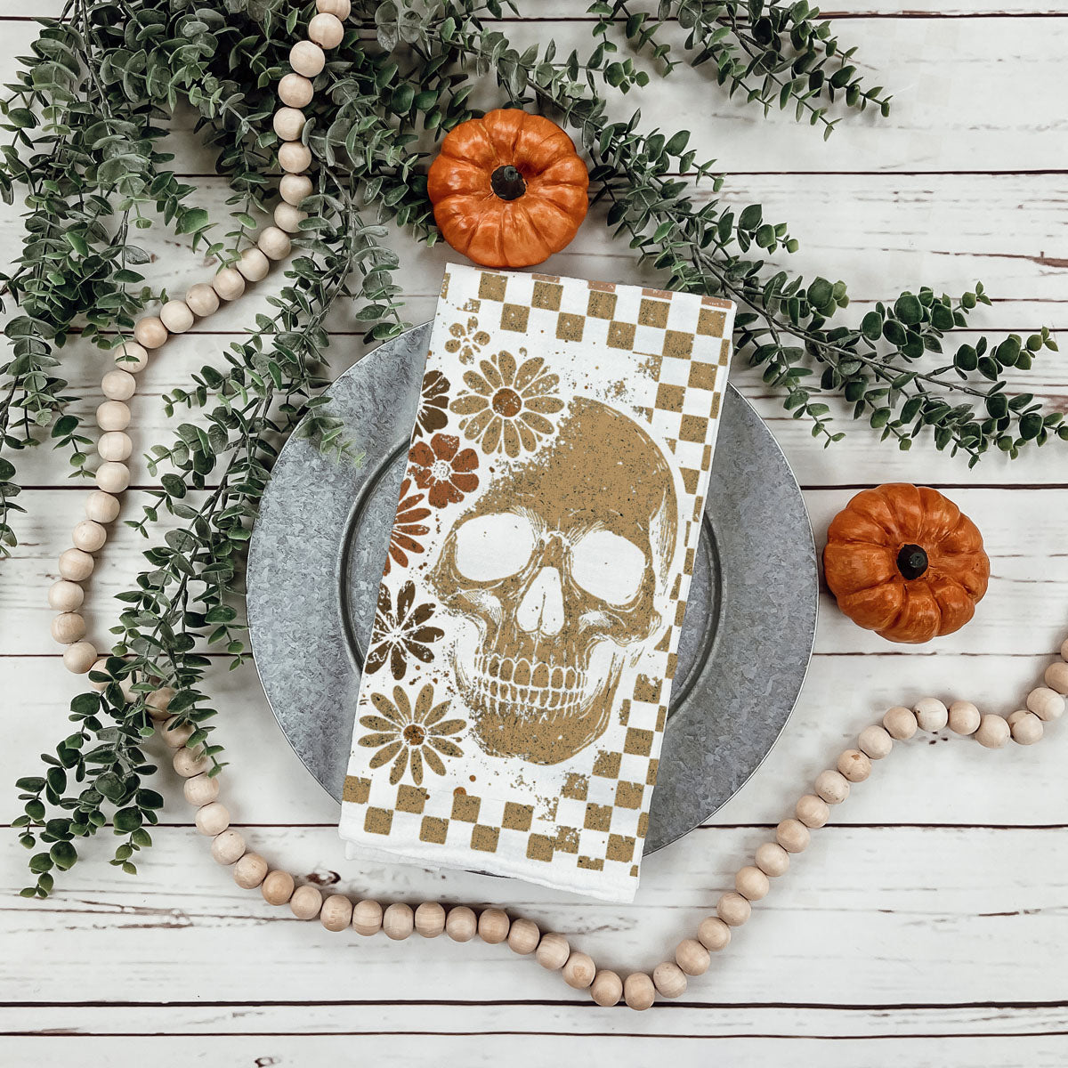 Retro Halloween Dish Towels