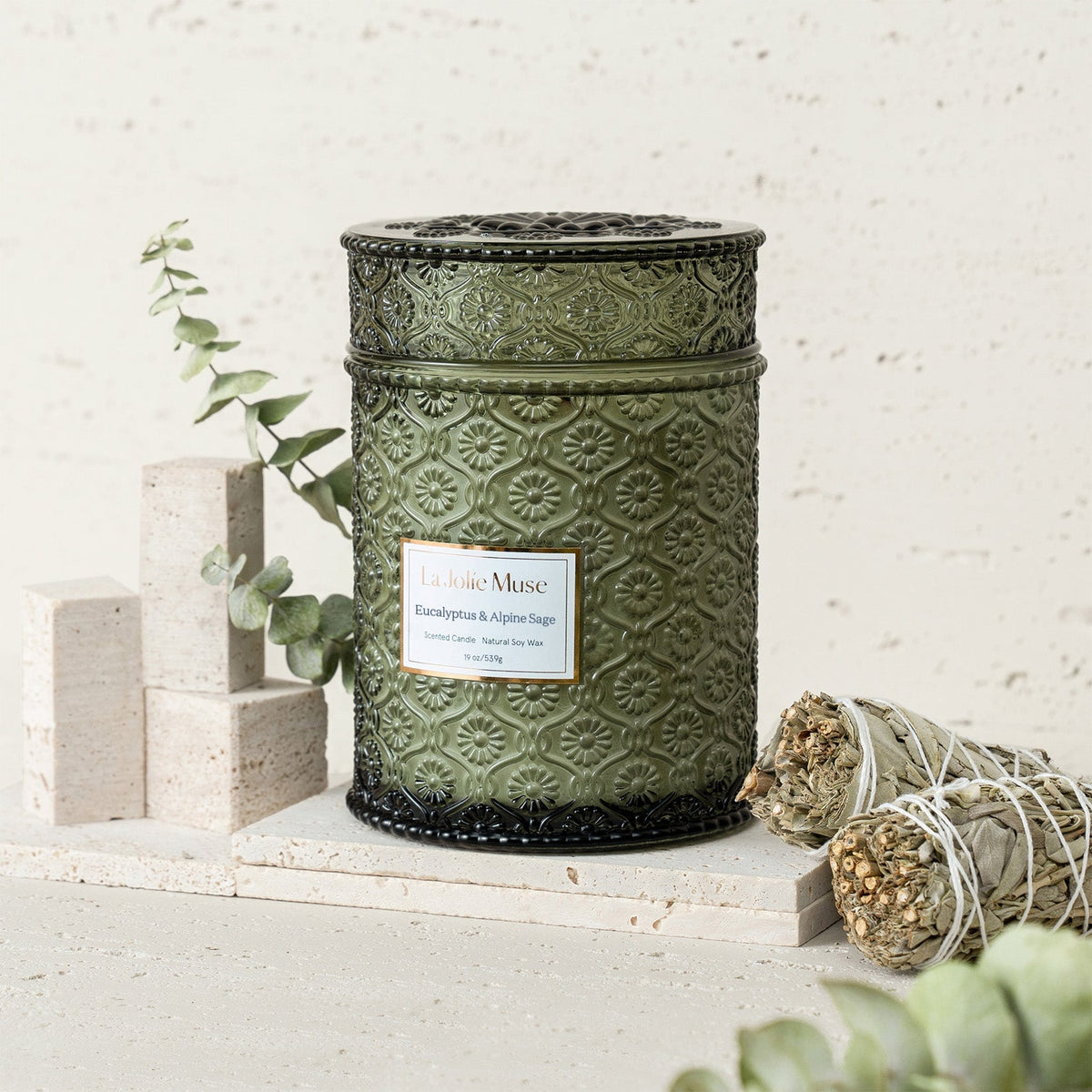 Maelyn - Eucalyptus & Alpine Sage 12oz Candle