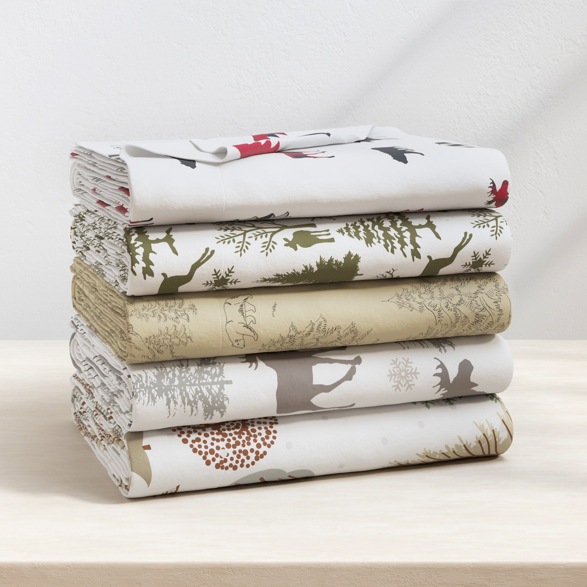 Turkish Cotton Flannel Sheet Sets - Lakeview Collection