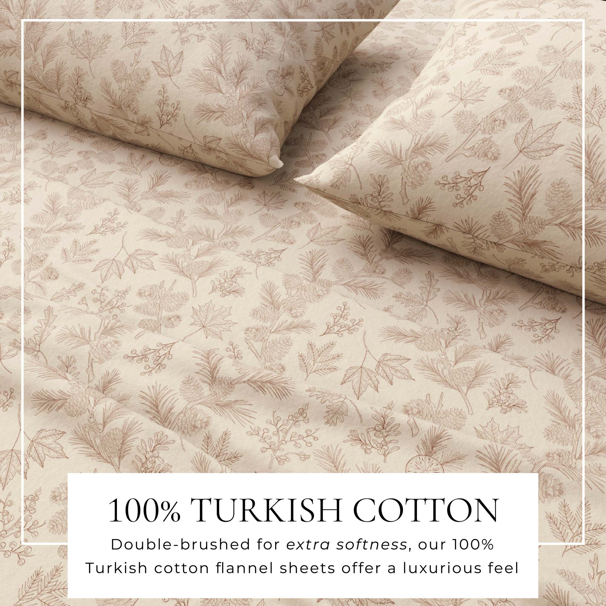 Turkish Cotton Flannel Sheet Sets - Elevated Lodge Collection