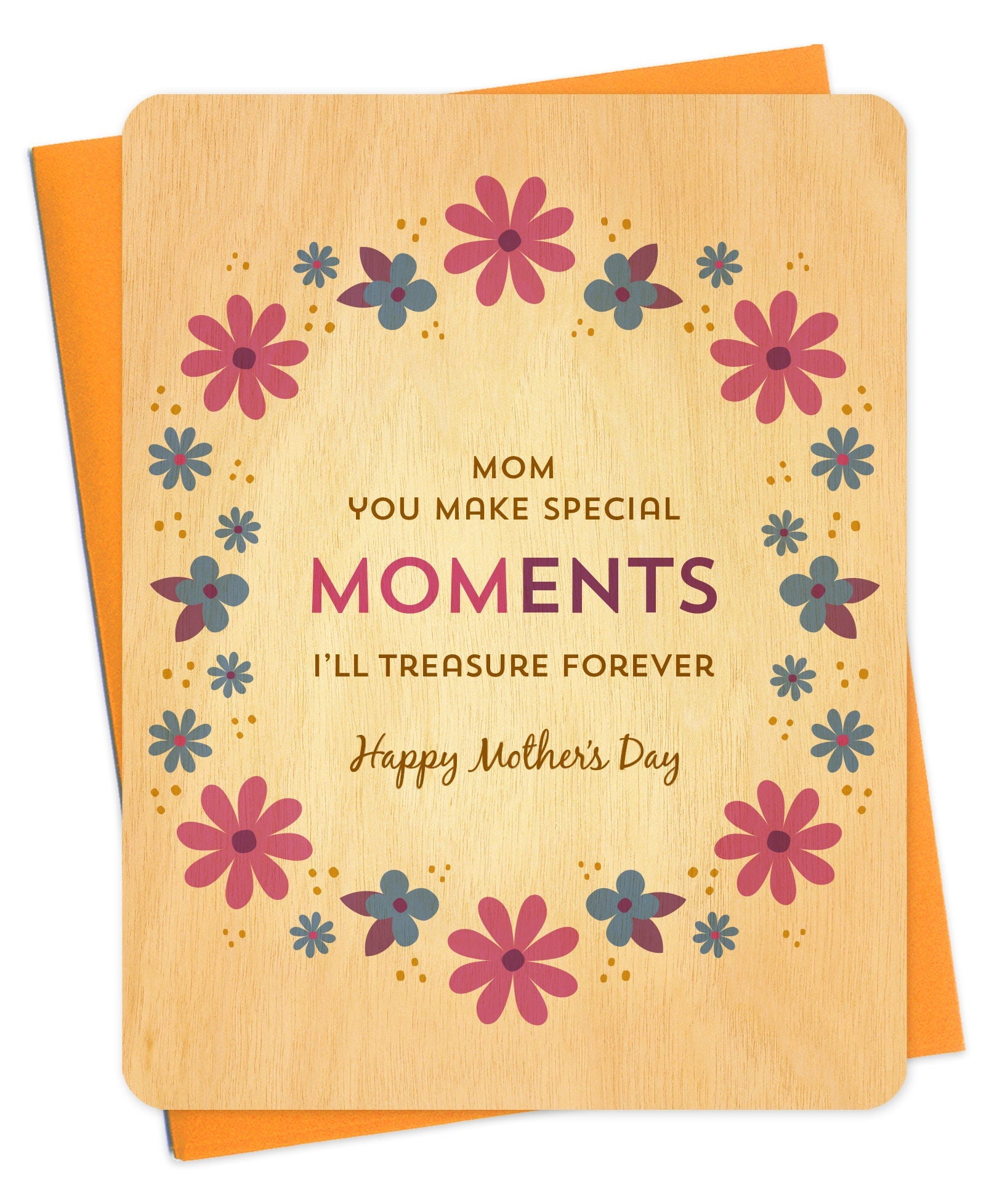 Mom Moments Wood Mother&