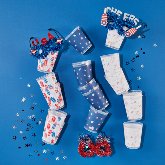 Patriotic Party Cup - 7 Piece Set