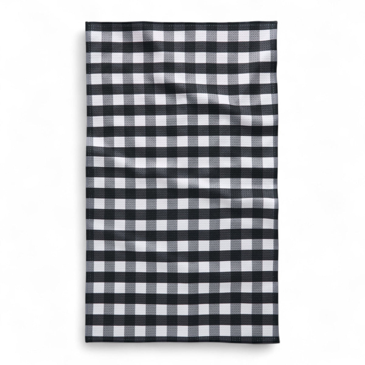 Midnight Flannel Geometry Tea Towel