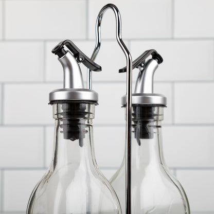 Floral Hummingbird Oil &amp; Vinegar Set