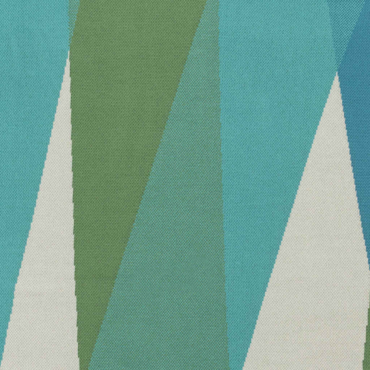 Poly Refractions - Indoor|Outdoor Sustainable Knit Modern Throw Blanket