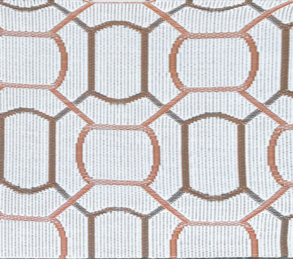 Oblong Brick Light Sienna Reversible Outdoor Mat