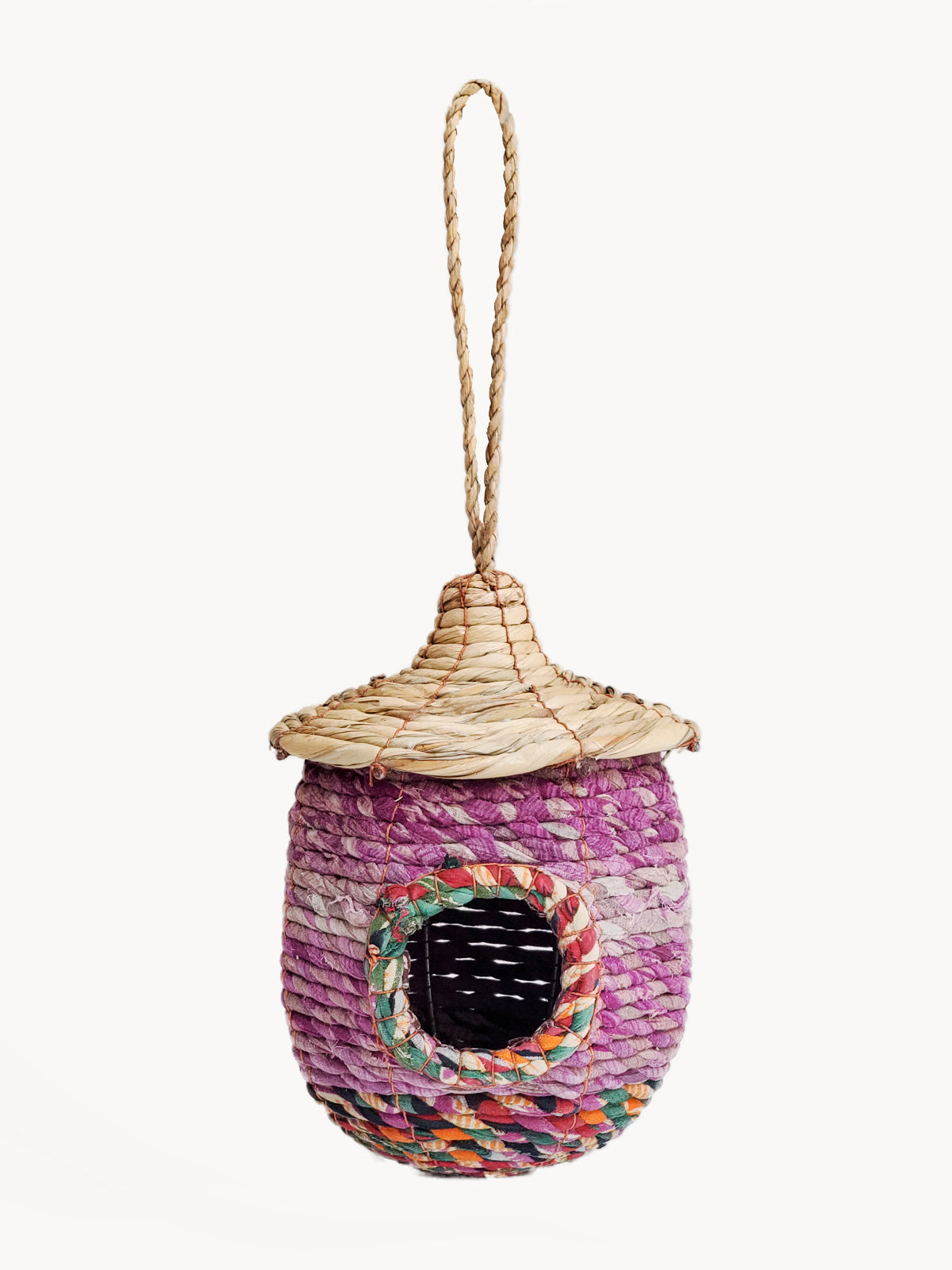 Seagrass &amp; Sari Birdhouse - Acorn