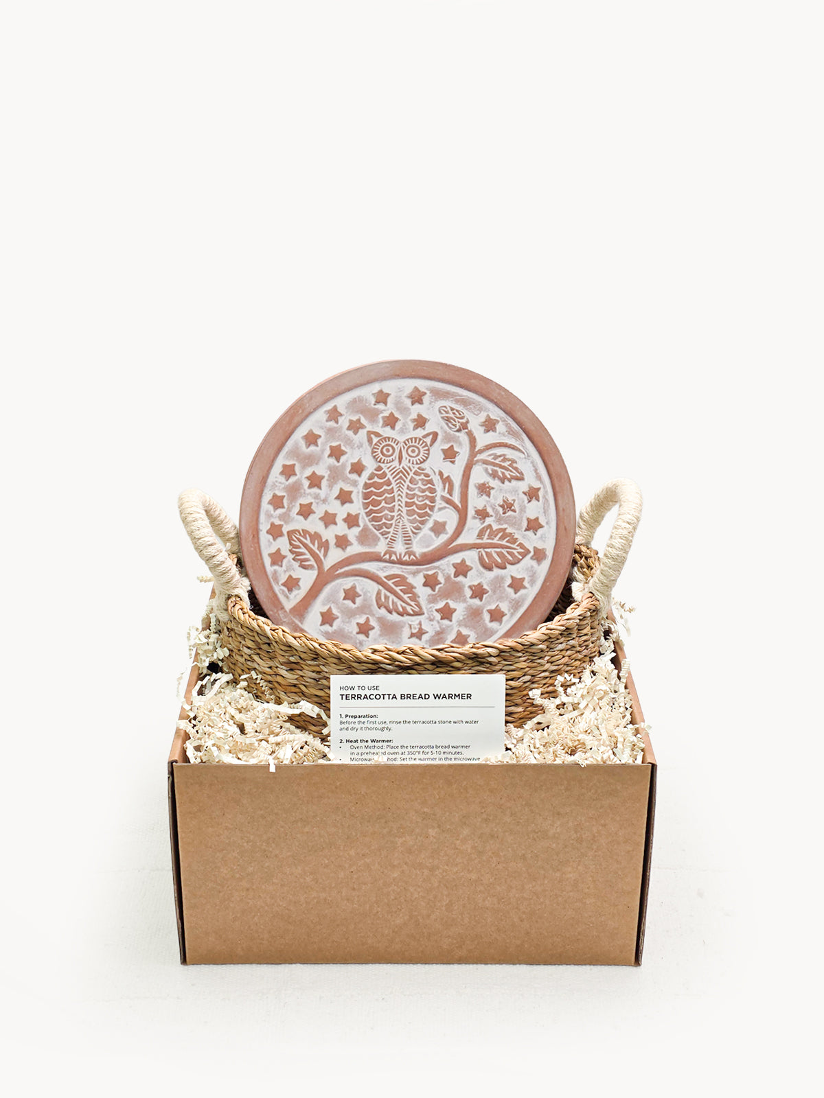 Bread Warmer &amp; Basket - Owl Round