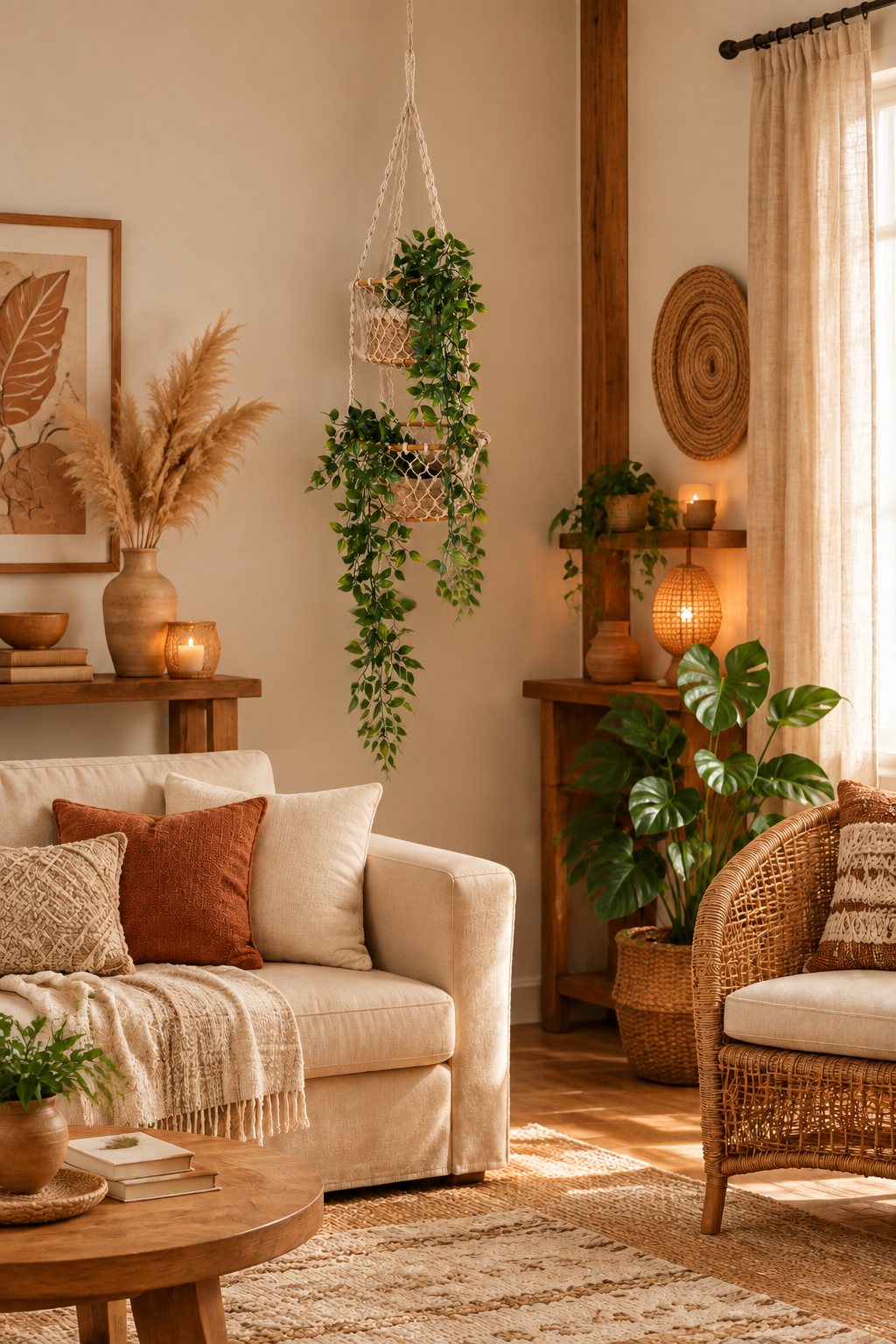 Jhuri Double Hanging Basket