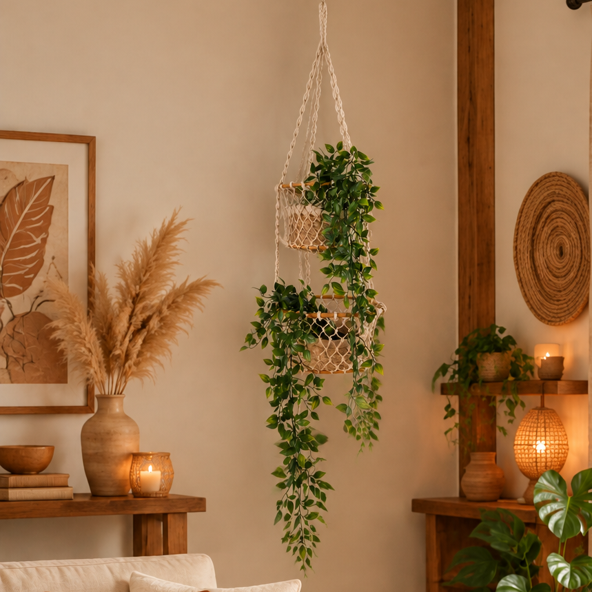 Jhuri Double Hanging Basket