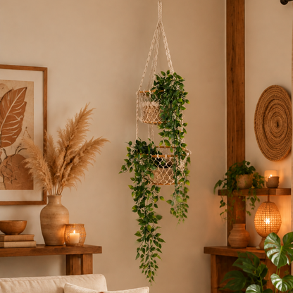 Jhuri Double Hanging Basket