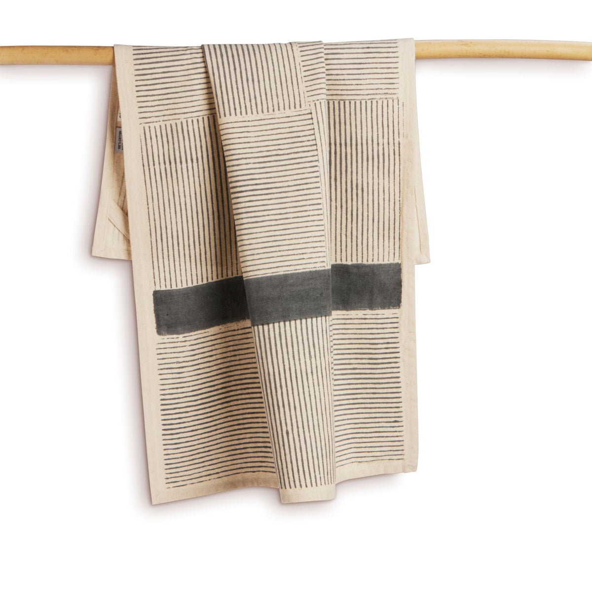 Hand Block Printed Kitchen Towels - Set of 2