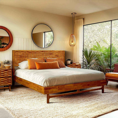 Acacia Elara Platform Bed Frame - 3 Finishes