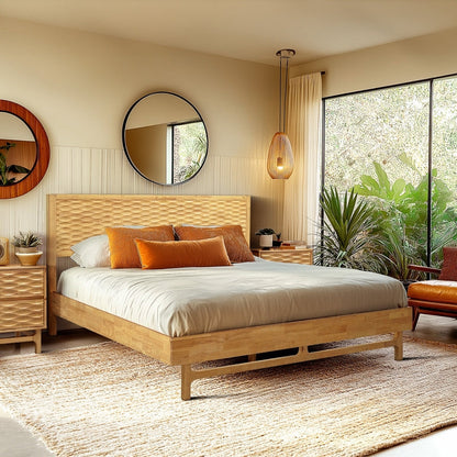 Acacia Elara Platform Bed Frame - 3 Finishes