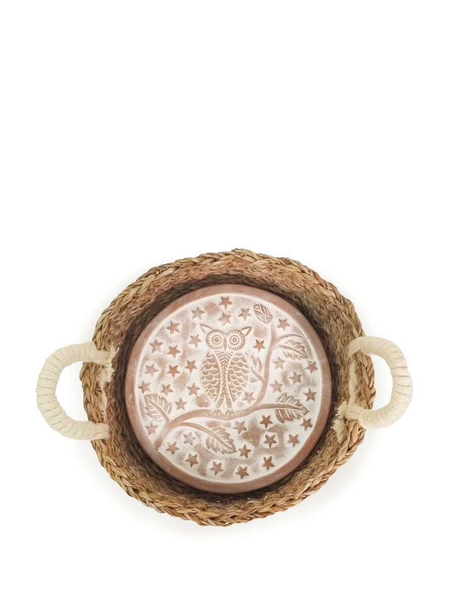 Bread Warmer &amp; Basket - Owl Round