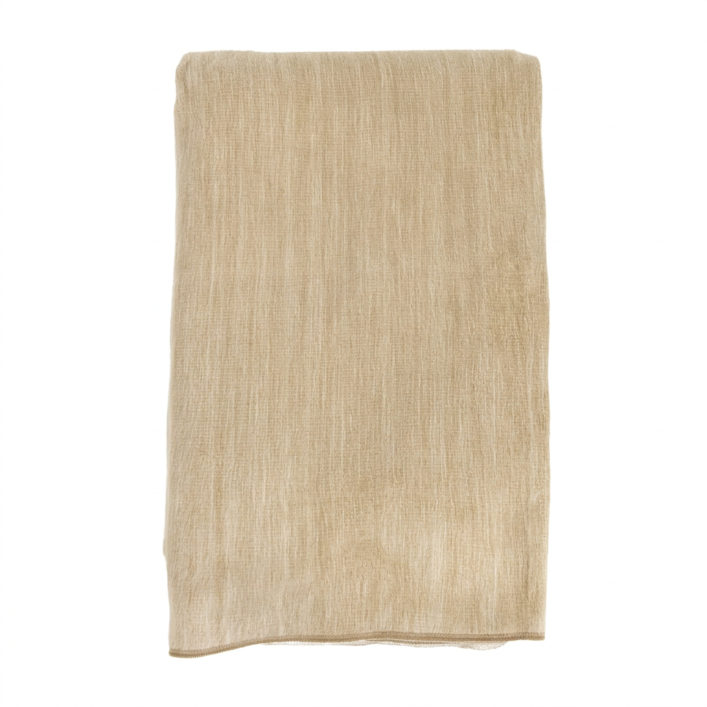 Reversible Handwoven Alpaca Throw Blanket | Camel &amp; Cream | Kani Collection
