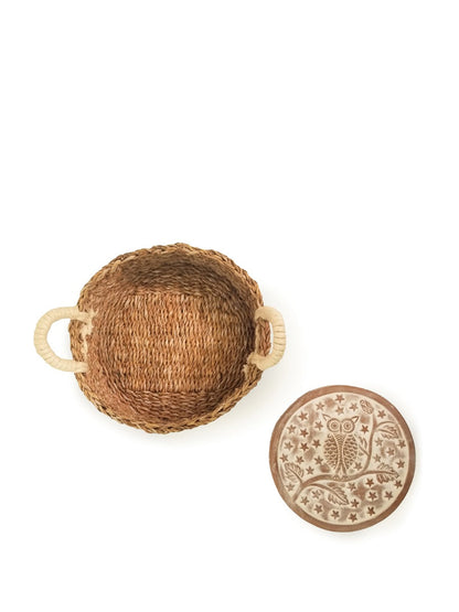 Bread Warmer &amp; Basket - Owl Round