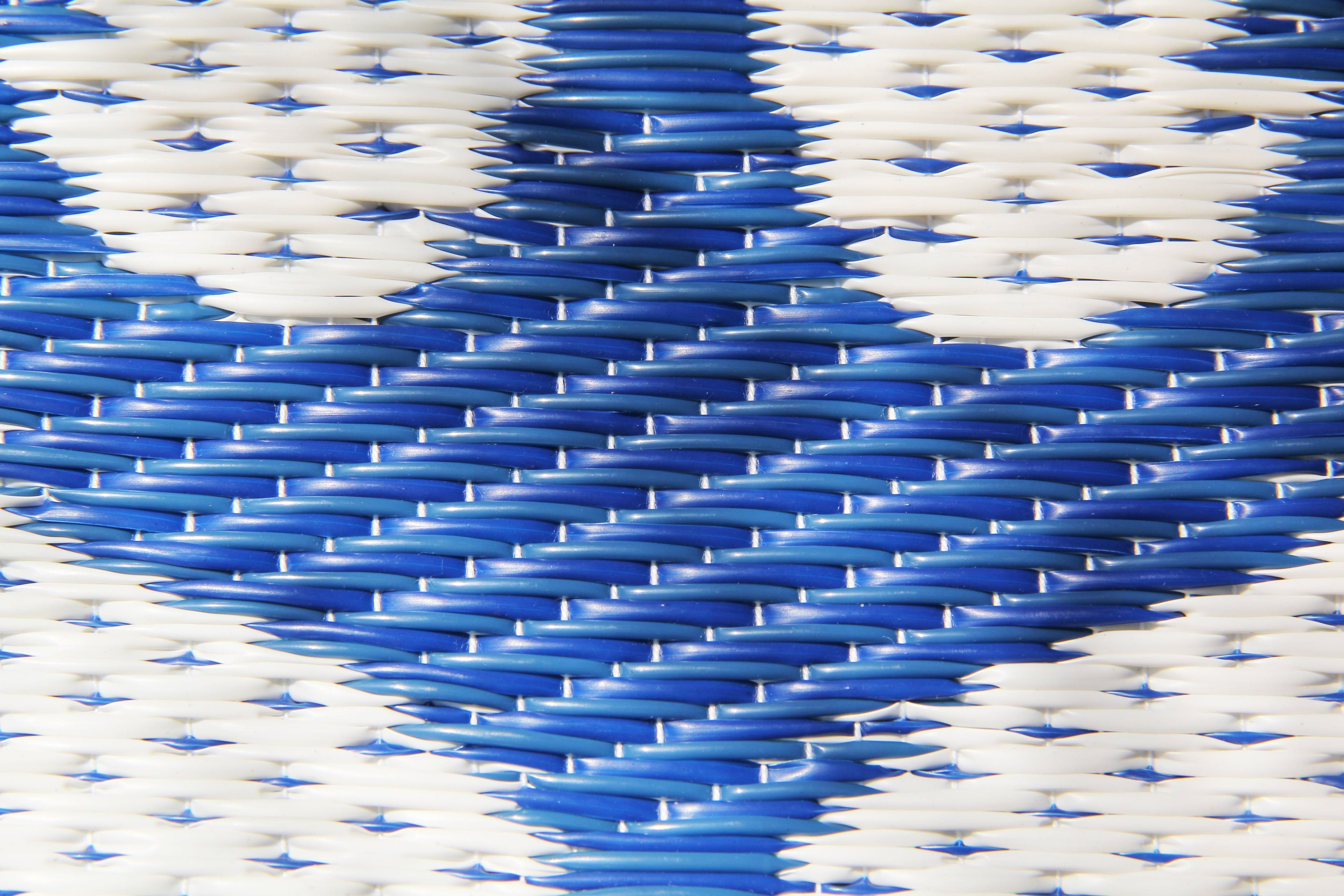 Anchor Blue &amp; White Outdoor Mat