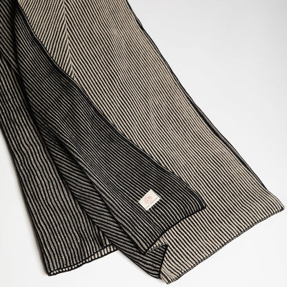 Ribbed Organic Cotton Knit Throw Blanket