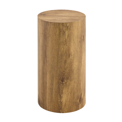 Modern Minimalist Set of Two Cylinder Coffee Tables