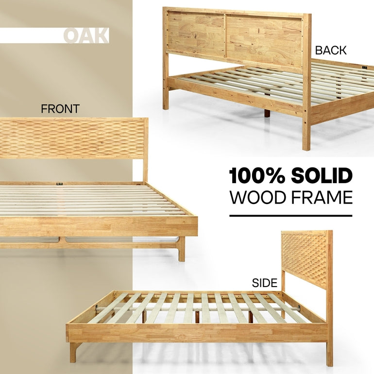 Acacia Elara Platform Bed Frame - 3 Finishes