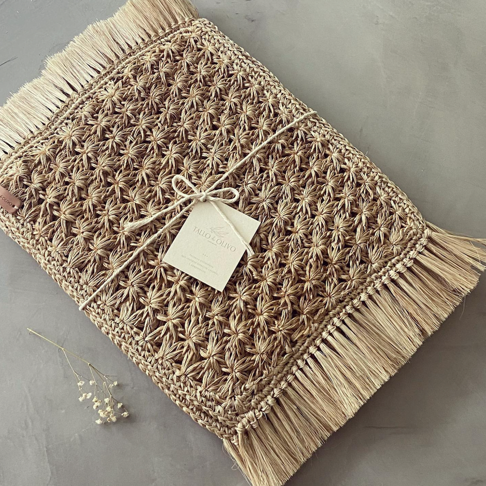 Set of 4 Woven Star Placemats