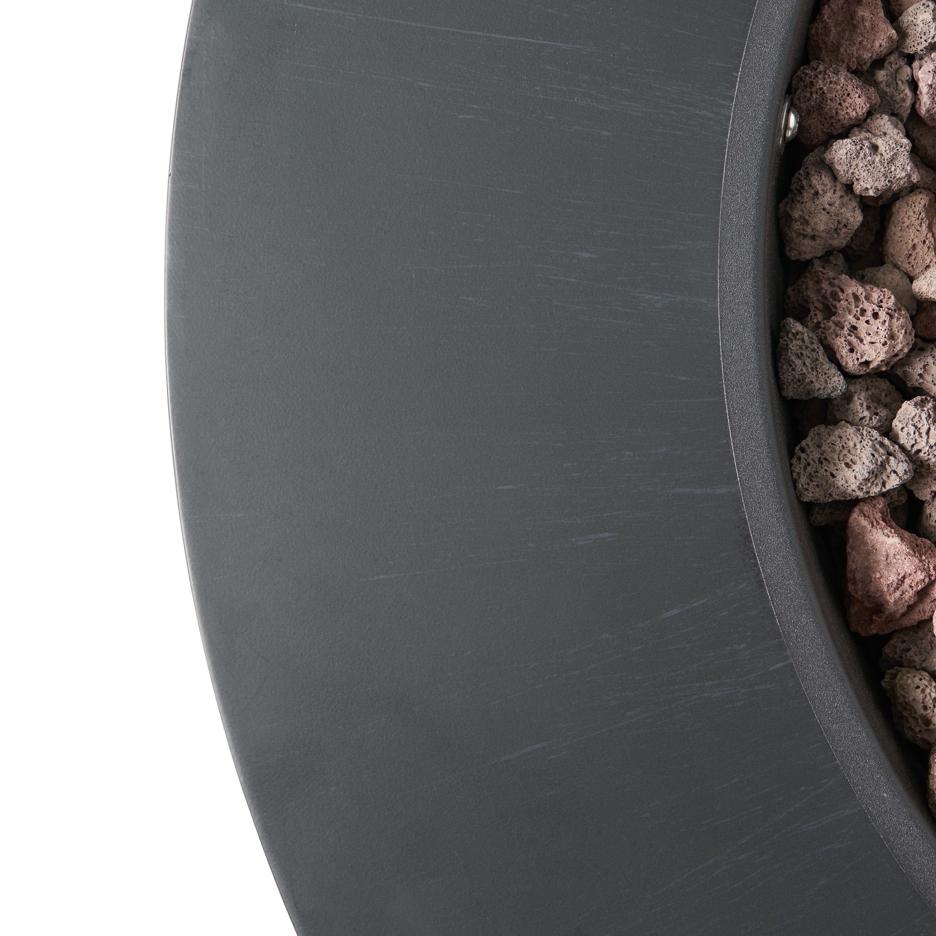 Round Gas Fire Pit