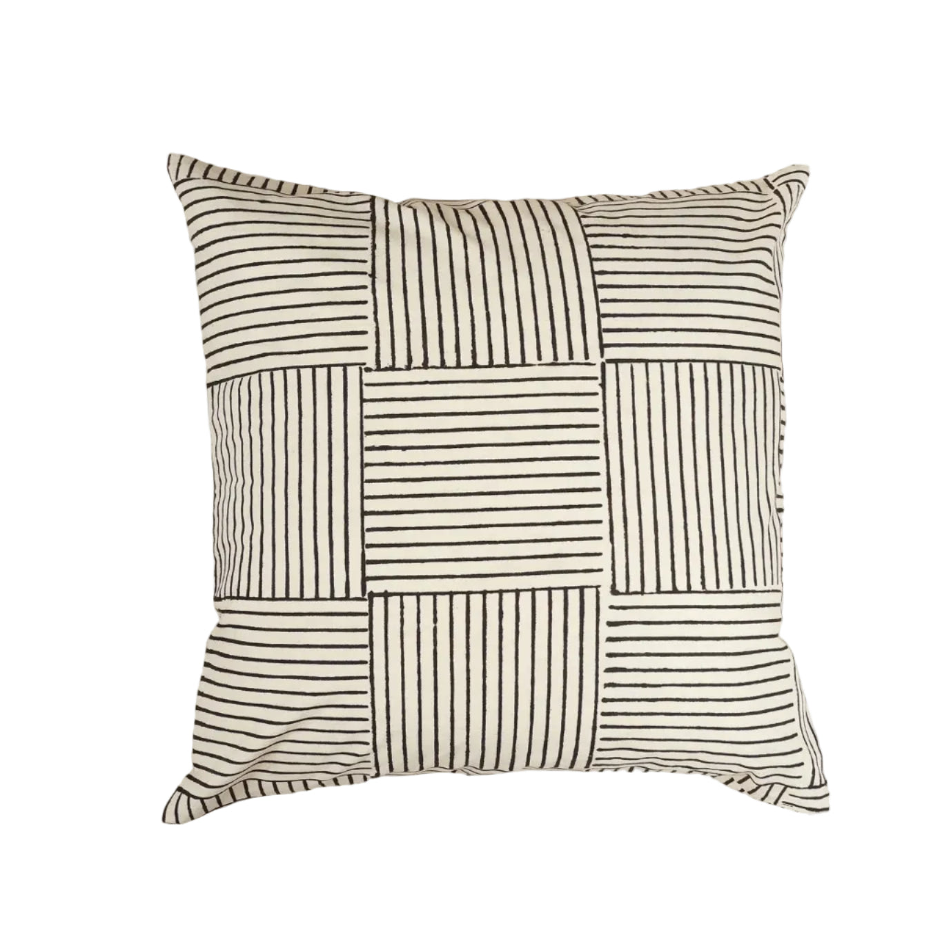 Desert Dunes Hand Block Print Pillow