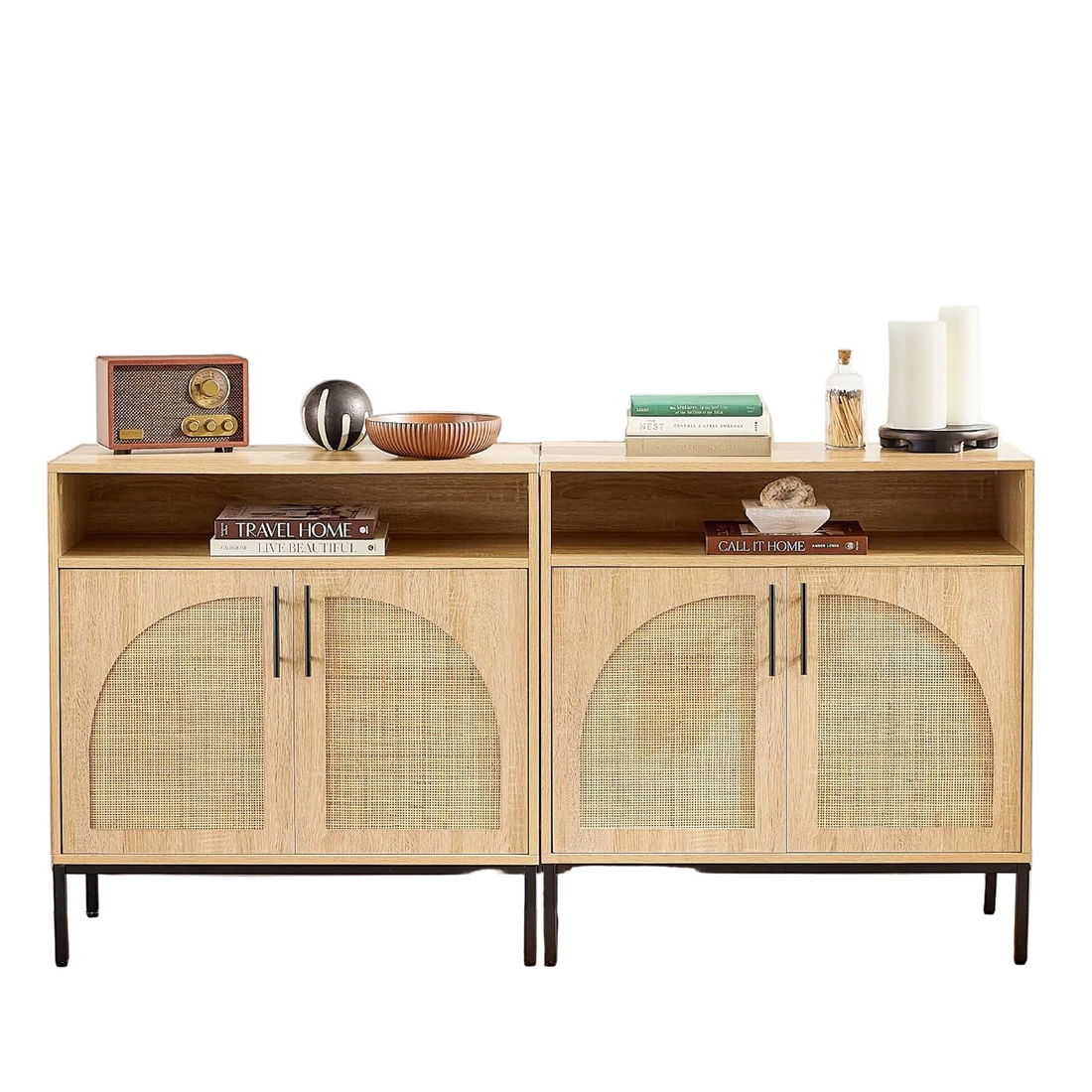 Rattan Sideboard Buffet Cabinet
