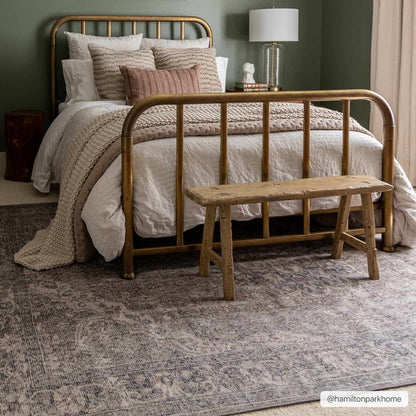 Greenpoint Dusty Blue Washable Rug