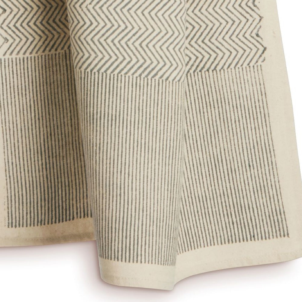 Hand Block Printed Kitchen Towels - Set of 2